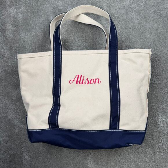 New L.L. Bean Medium Boat and Tote Navy - Picture 1 of 6
